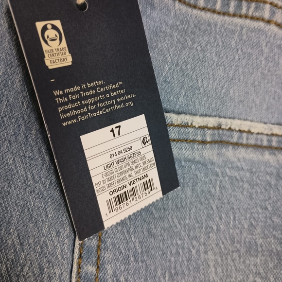 NWT Universal Thread 90's Vintage Straight Jeans Size 17 - Picture 7 of 9
